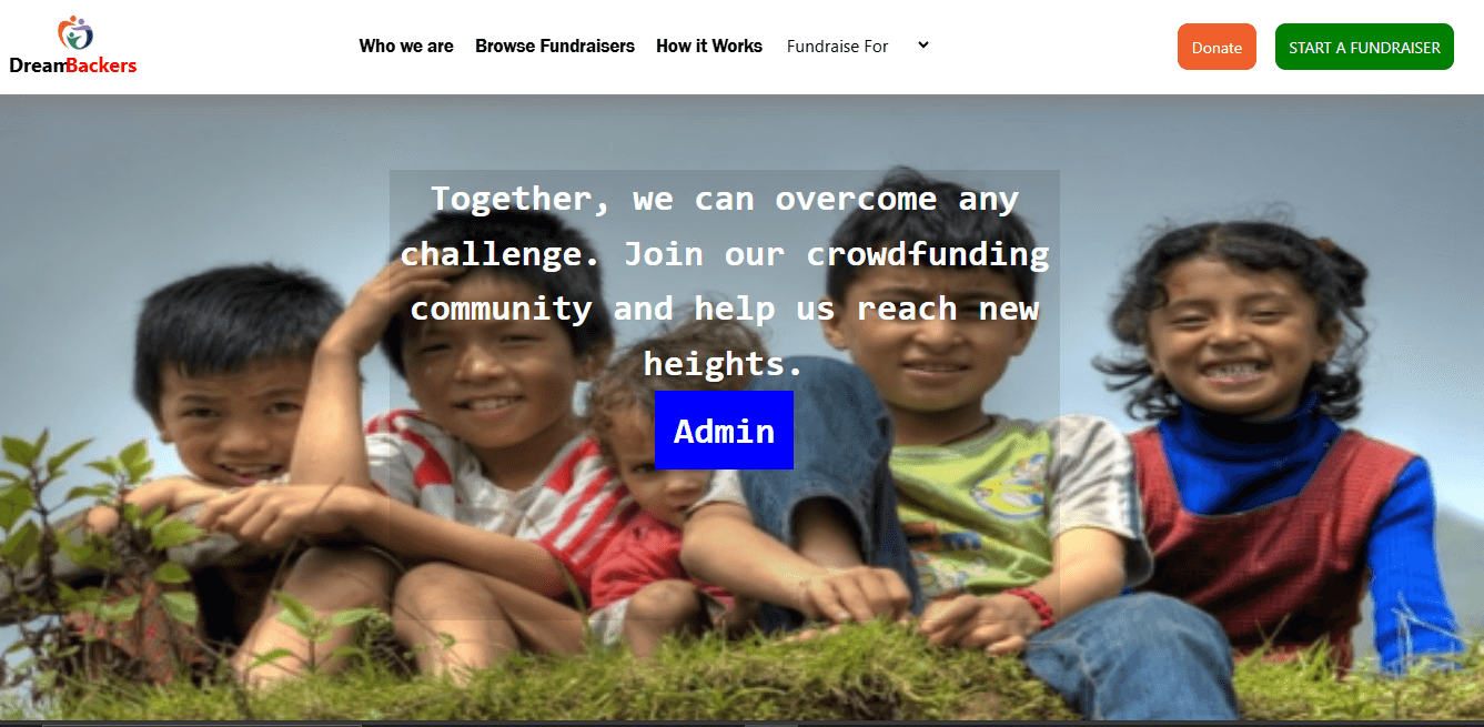 Screenshot of Dream Backers